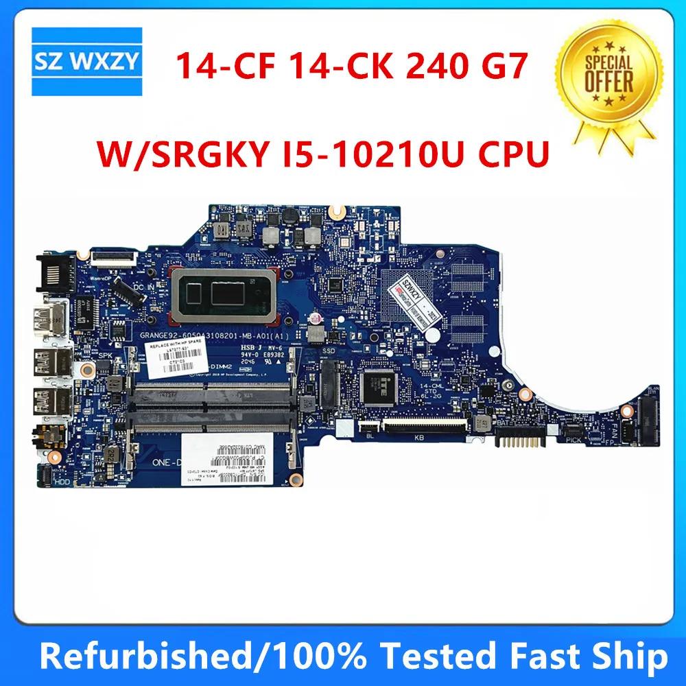 HP 14-CF 14-CK 240 G7 Ʈ  SRGKY I5-10210U CPU L67377-601 L67377-001 100% ׽Ʈ Ϸ,  